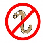 No worms sign